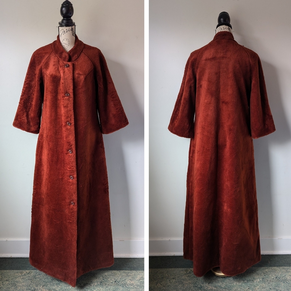 Vintage Faux fur maxi teddy coat - Picture 2 of 5